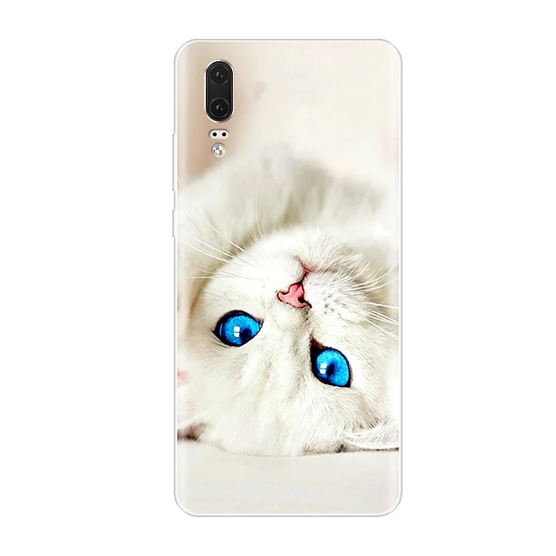 الهاتف حافظة لهاتف Huawei P9 P10 P الذكية زائد P20 لايت برو 2019 لينة سيليكون الغطاء الخلفي هواوي P8 P9 P10 P20 لايت 2017 حالة