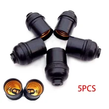 

5Pcs E27 4A Vintage Lampholder Light Bulb Lamp Holder Screw Cap Socket Light Fittings