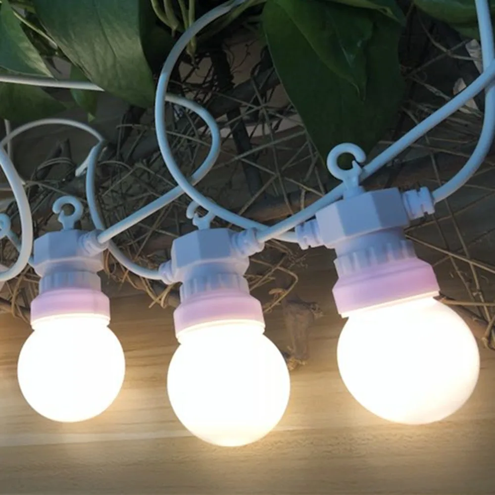 Led String Lights Decorative Lights DACHAN IP65 LED G50 Festoon Globe Bulb String Light Outdoor White String