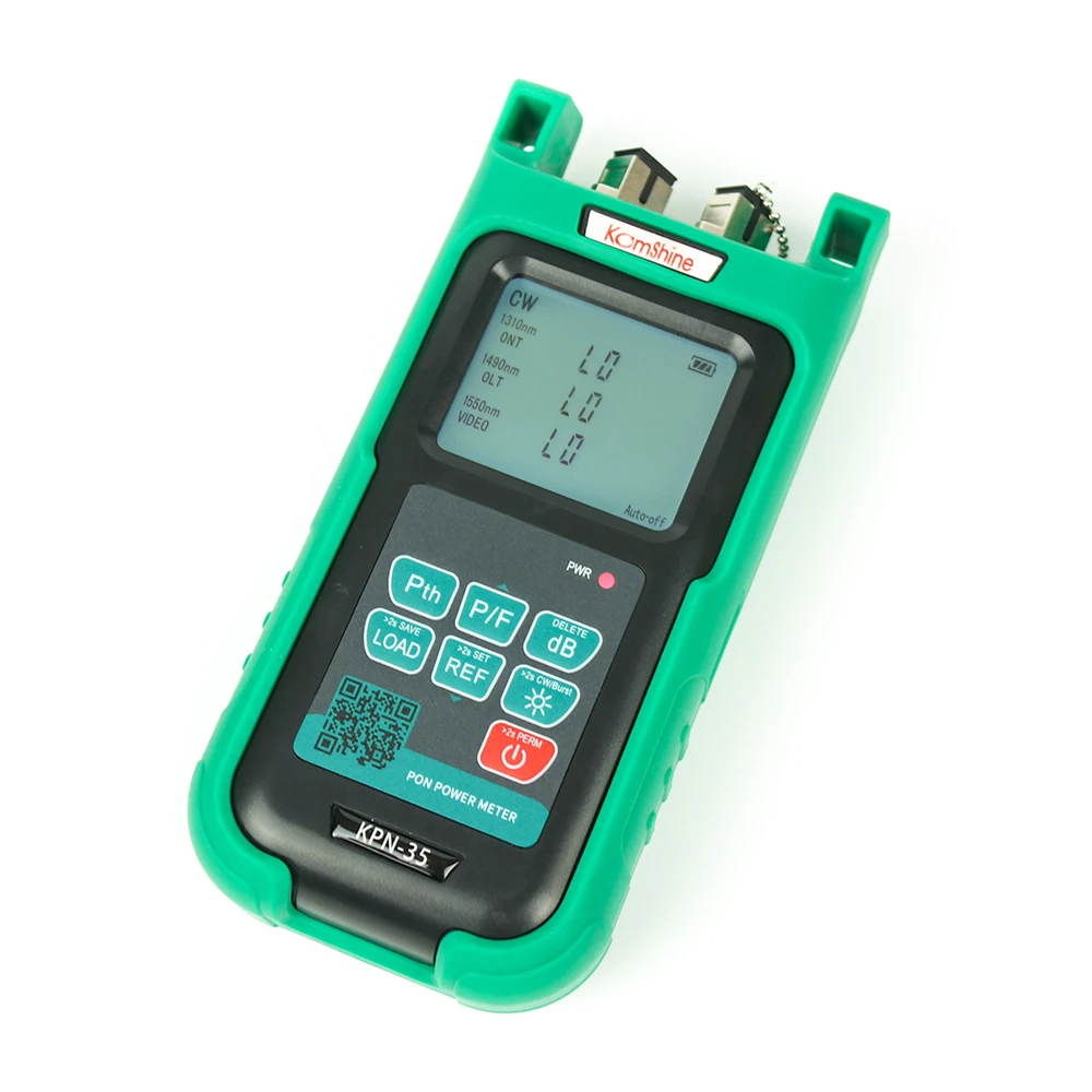 

KOMSHINE KPN-35Handheld Optical Power Meter PON Used in CCTV&FTTx, PON Power Meter 3 wavelength