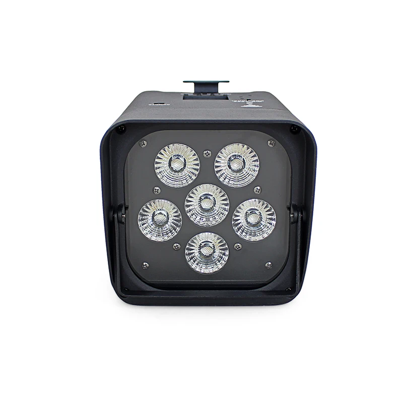 

LED battery Par Light with 6Pcs Lamp Beads 18W RGBW 6 IN 1 WiFi And Remote Control For Home Party Night Club Event DJ Decoration