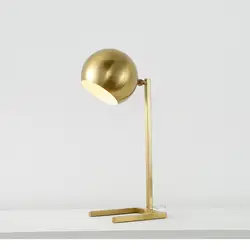 Туда Бесплатная доставка Золото настольная лампа современный минималистский Стиль Настольная лампа Мода Дизайн металлическая настольная