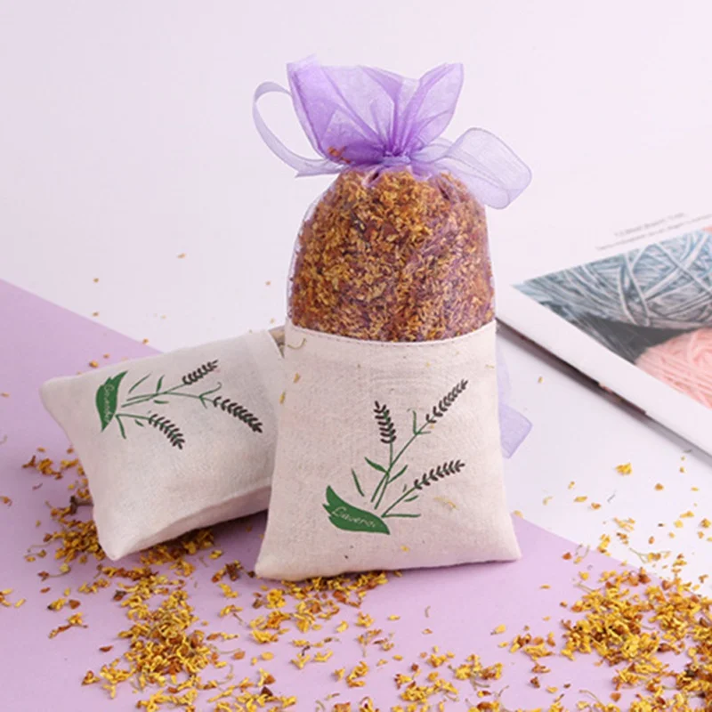 Rose Jasmine Flowers Lavender Dry Flower Bud Sachet Aromatherapy Bag Drying Cabinet Sachet Natural Floral Dried Flower