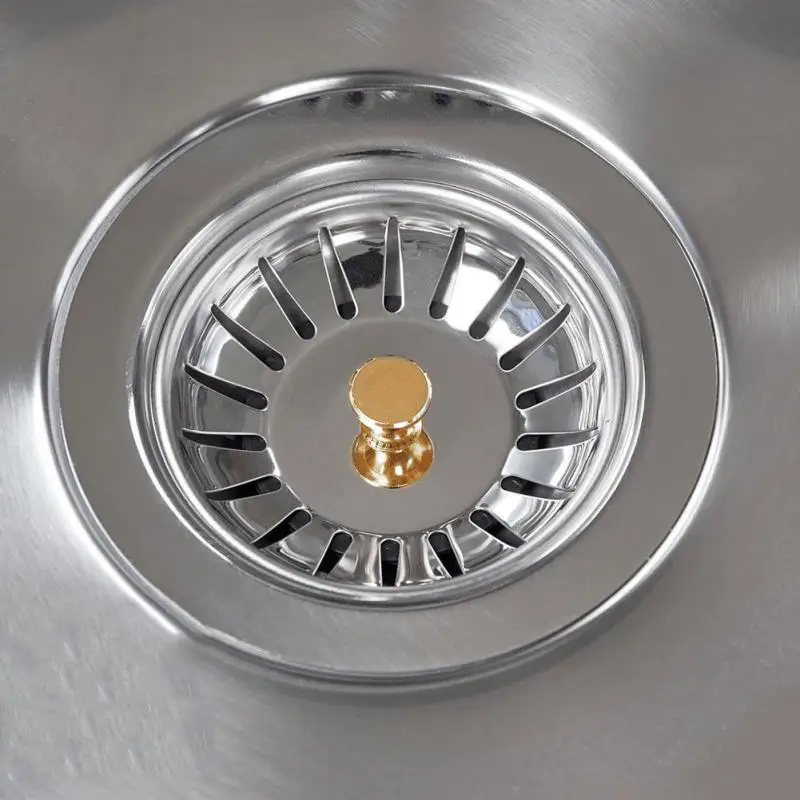 Us 1 19 20 Off Stainless Steel Home Kitchen Sink Drain Mesh Stopper Basket Strainer Waste Plug Bathroom Basin Sink Filter Kitchen Tool In Colanders