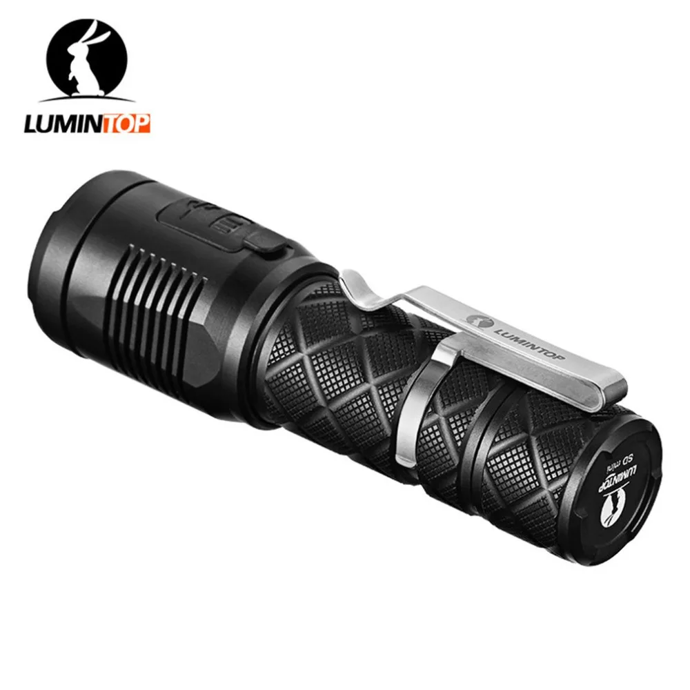 

LUMINTOP SDMINI Max Output of 920 Lumens Micro-USB Interface Rechargeable Tactical Flashlight Cree XP-L HI LED