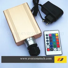 Высокое качество 16 Вт ИК светодиодный светильник-генератор оптического волокна с RGB цвета импульсный адаптер питания Волоконно-оптический осветитель DIY