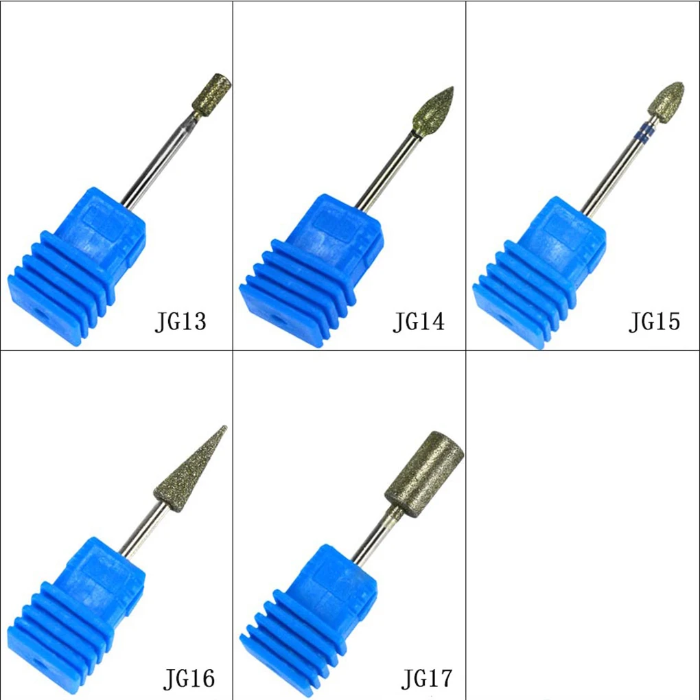 Новинка, портативное сверло 17 типов, художественная шлифовка для ногтей, Шлифовальная головка для педикюра, сверла для ногтей, инструменты для дизайна ногтей