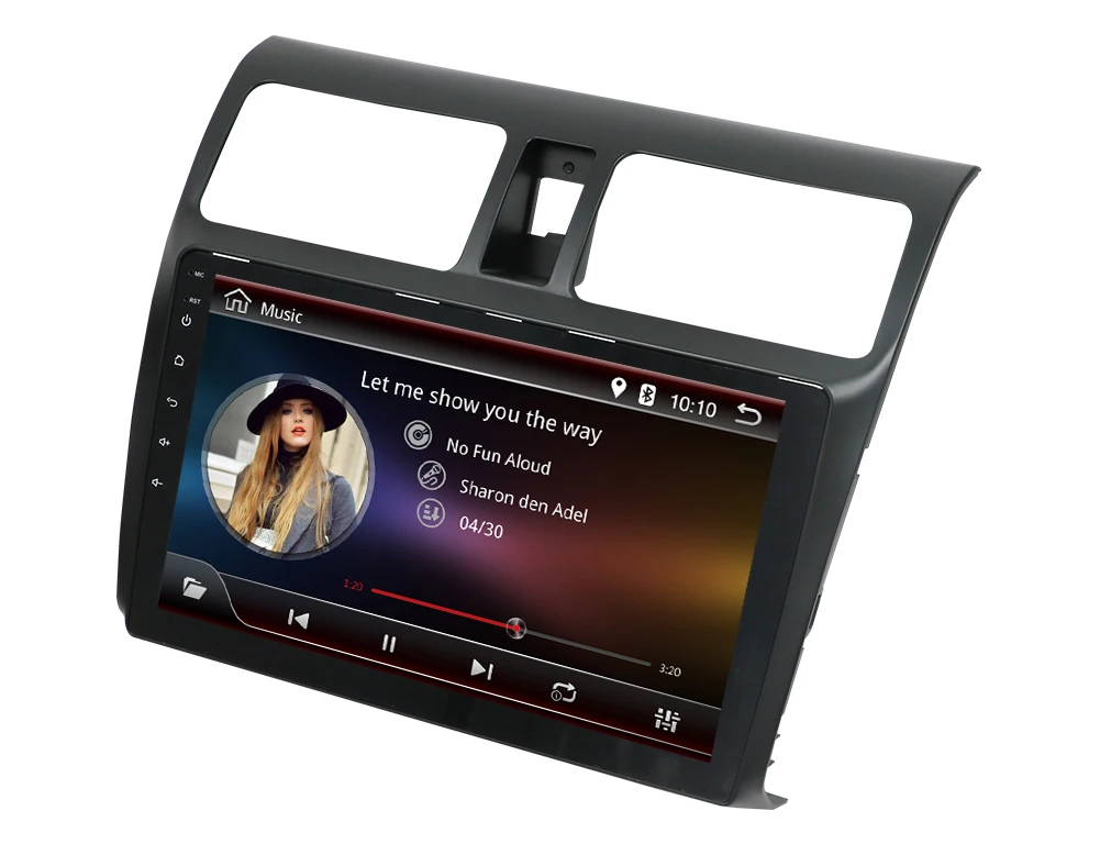Top 10inch Android 9.0 system car gps multimedia video radio player in dash for Suzuki Swift 2005-2016 navigation stereo 4G RAM 4