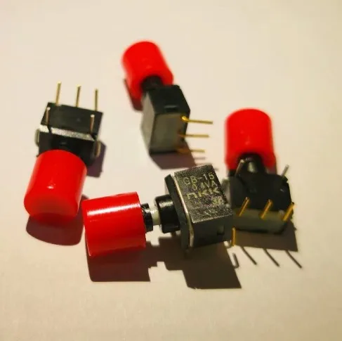 Япония сброс кнопки переключатель GB-15 0.4VA NKK GB15AH + шляпа