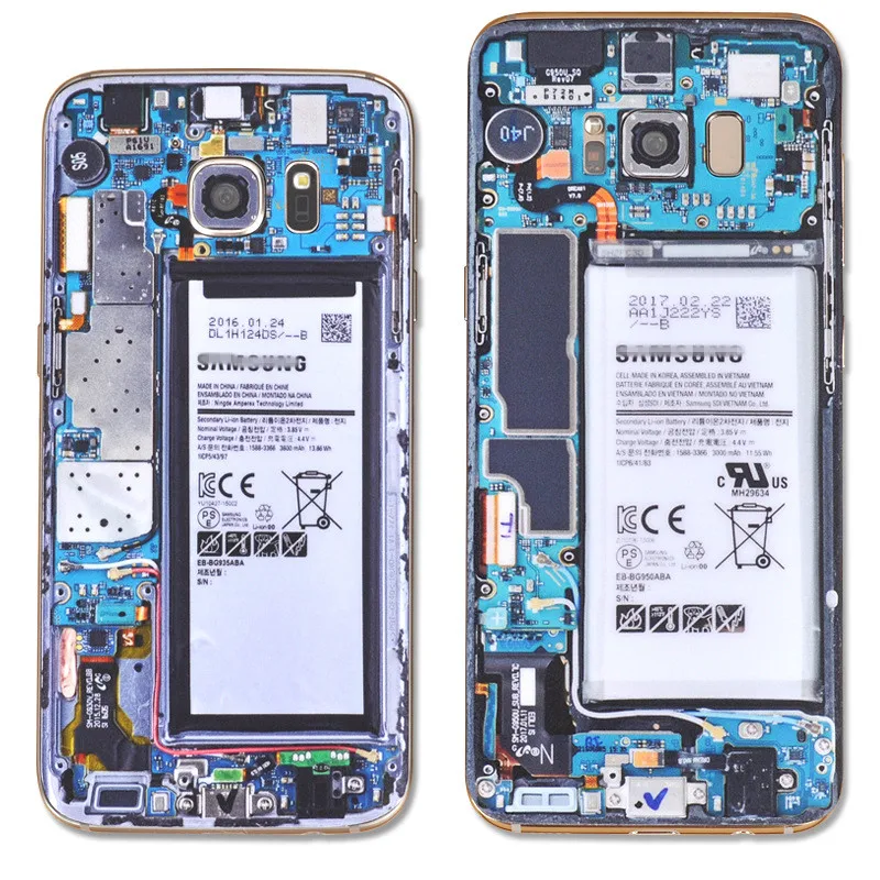 

For Samsung S7 S7Edge S8 S8Plus Case Back Film Thin Screen Protector Protective Cover Stickers Color Paster Rear Decorative Film