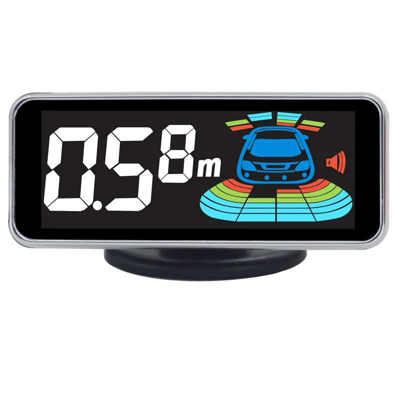 8 sensores NY606 Sensor de aparcamiento de coche de marcha atrás Radar aparcamiento detector de coche asistencia de estacionamiento radar reverso 8 sensores NY606 Sensor de aparcamiento de coche de marcha atrás Radar aparcamiento detector de coche asistencia de estacionamiento radar reverso