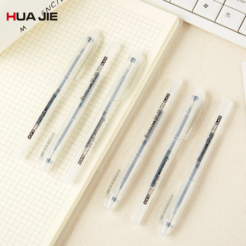 

Creative Refills Gel Pen 12Pcs 0.5mm Black Ink Neutral Pen Magic Gel Pen Student Exam Writing Pen School Stationery GP-1002