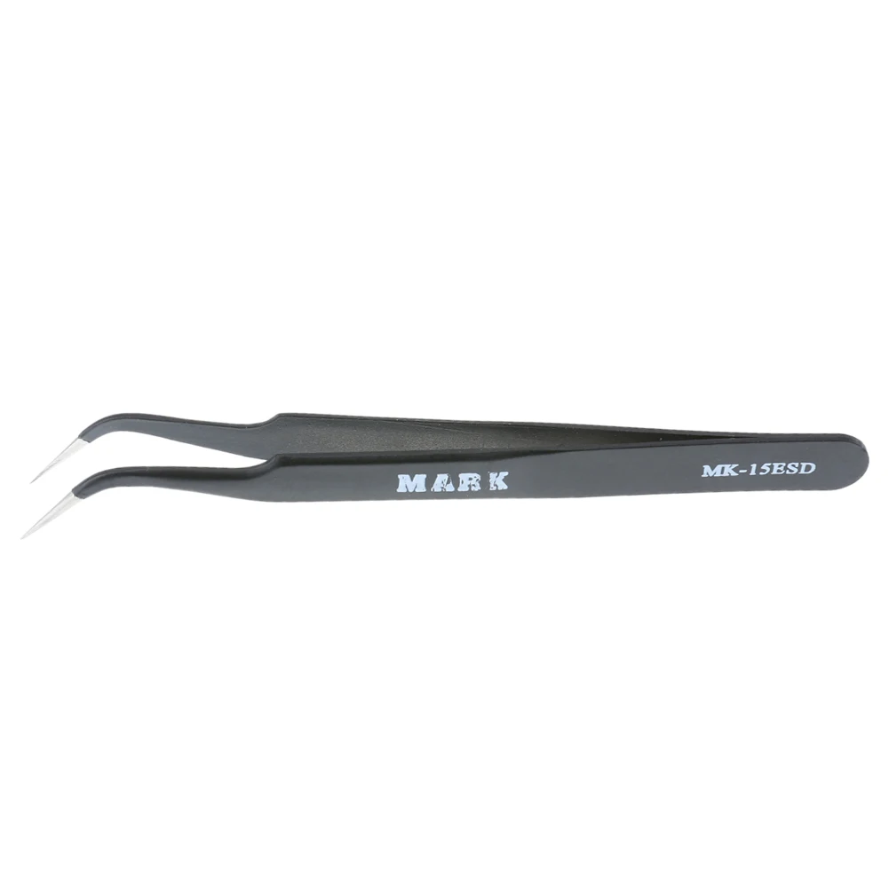 Buy 1PC Curved Tweezers Stainless Steel Anti static