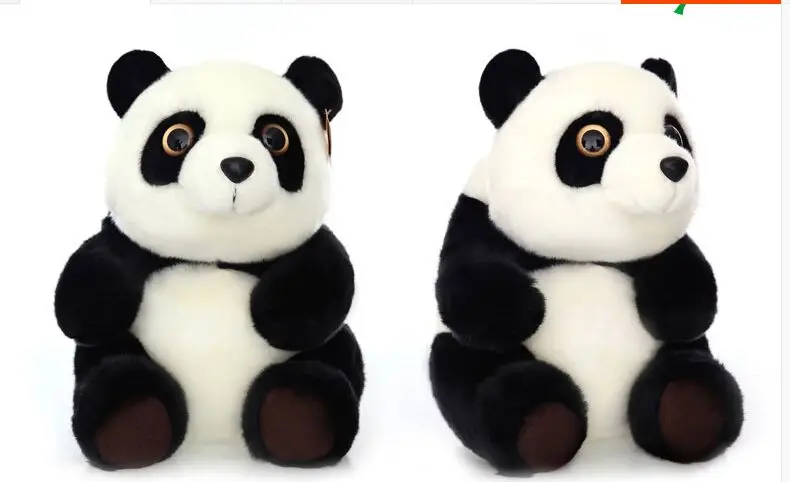 Высококачественная Милая мультяшная забавная панда плюшевая игрушка мягкая кукла подушка игрушка Рождественский подарок s2604