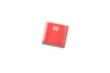 Novelty Shine Through Keycaps ABS Etched, Shine-Through qwer asdf zxcv red custom mechanical keyboards gaming key for 87 104 60 ► Photo 2/5