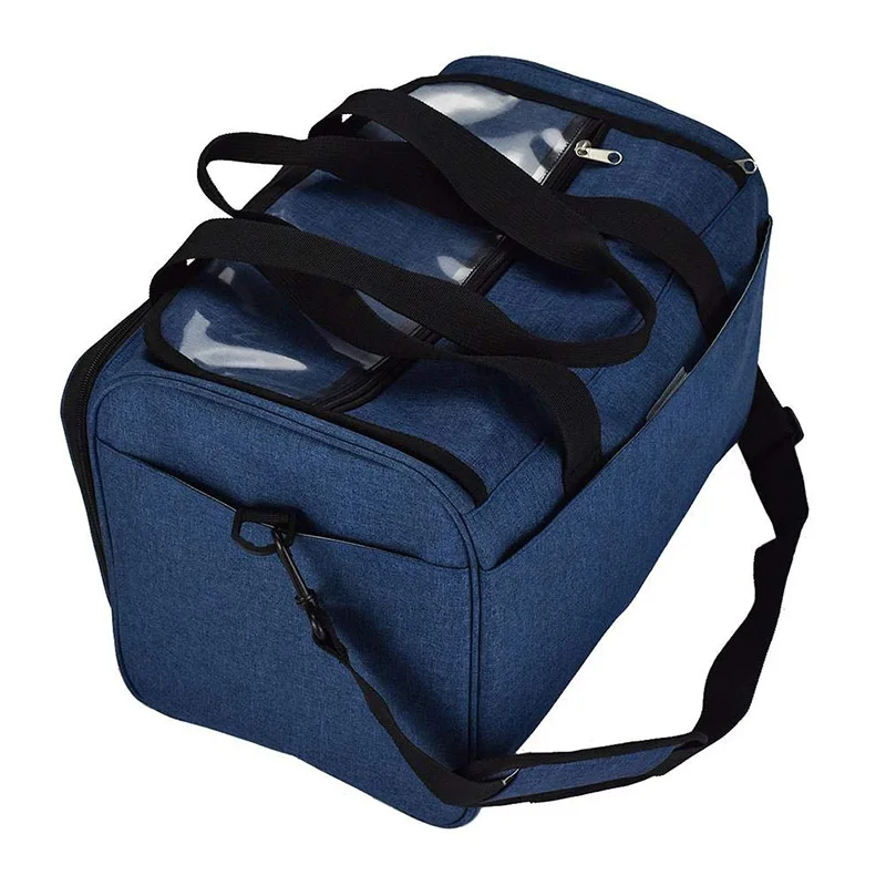 

Waterproof Crocheting Supplies Storage Bag with Handles Zip for Travel LE66