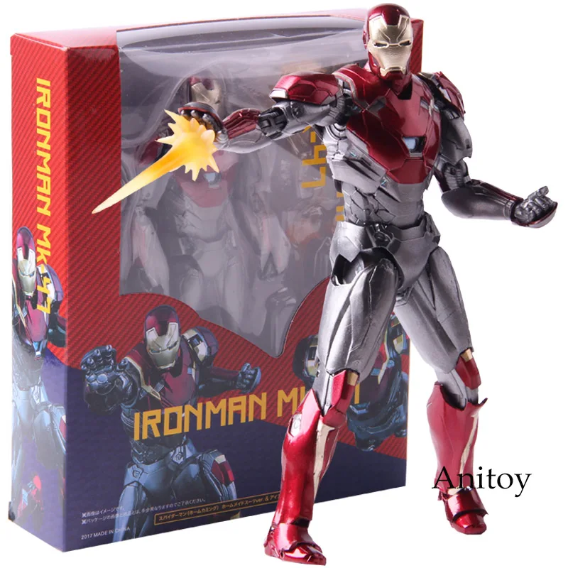 Mafex Nº 022 Marvel Avengers Iron Man Mark 45 Action Figure Nuovo in Scatola