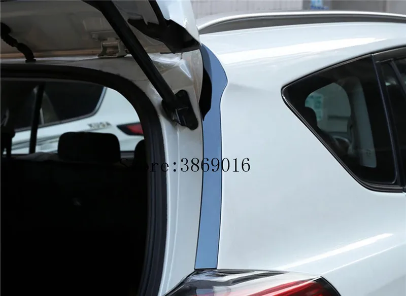 Подходит для Toyota RAV4 2013 2014 2015 2016 2017 2018 задний спойлер окна боковая коническая