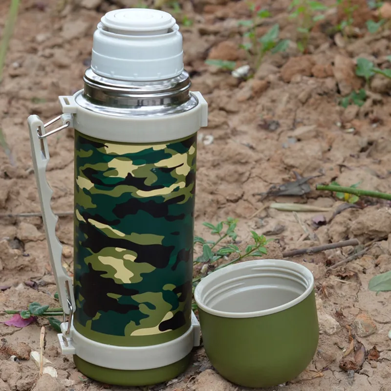 camo coffee thermos