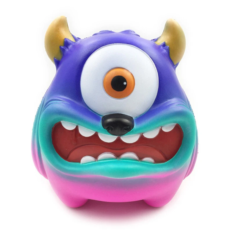 

Dropshipping Monocular Monster Squishy Toy Soft Squeeze Slow Rebound One-eyed monster Slow Rising Anti Stress Reliever