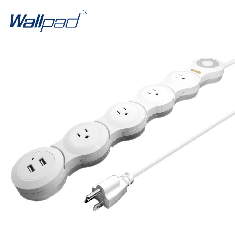 Оригинальный Сетевой удлинитель Wallpad с 2 USB портами на а стандартный для быстрой