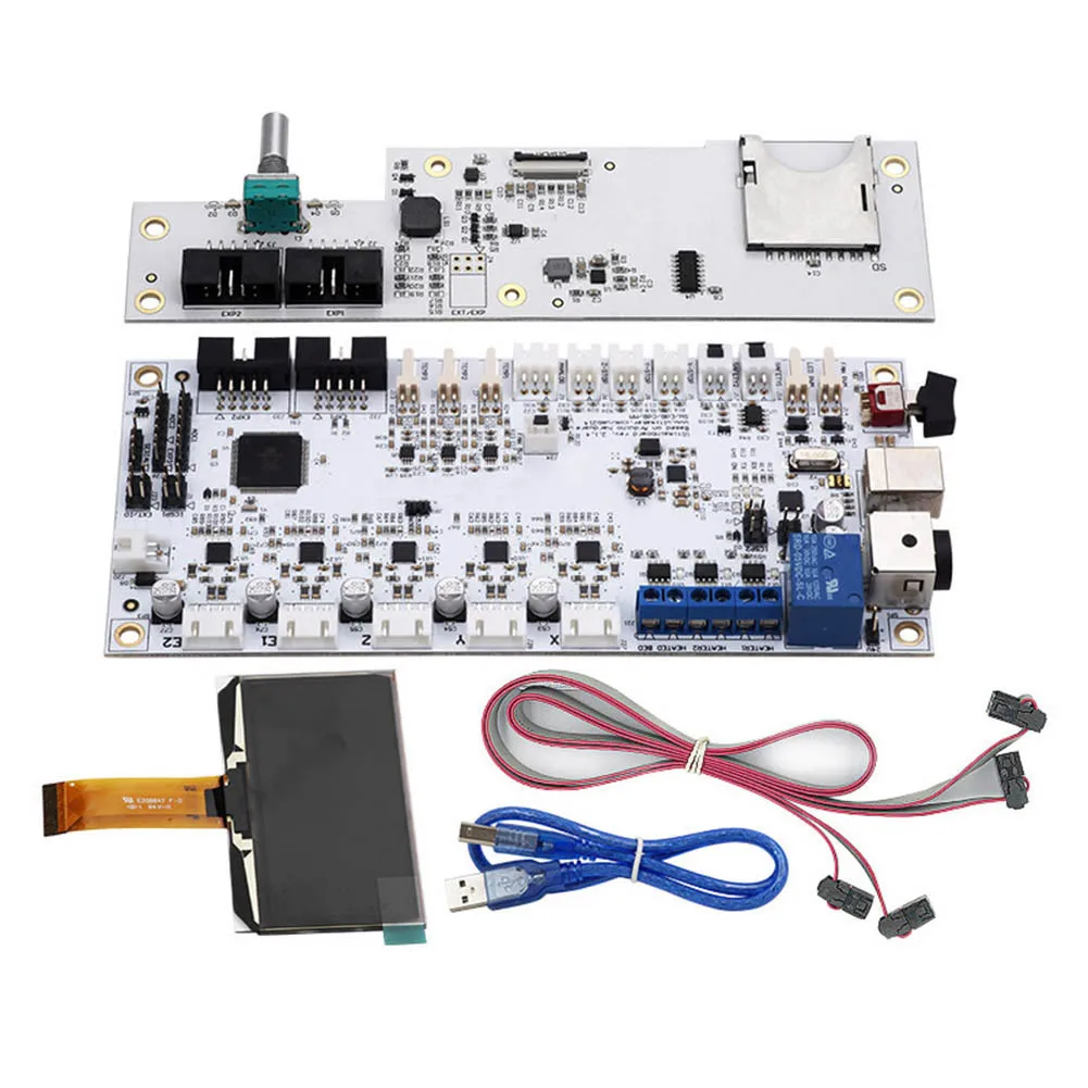 

UM2 3D Printer Parts Full Set Mother Board with OLED Screen Controller Panel Kit for Ultimaker2 SL@88