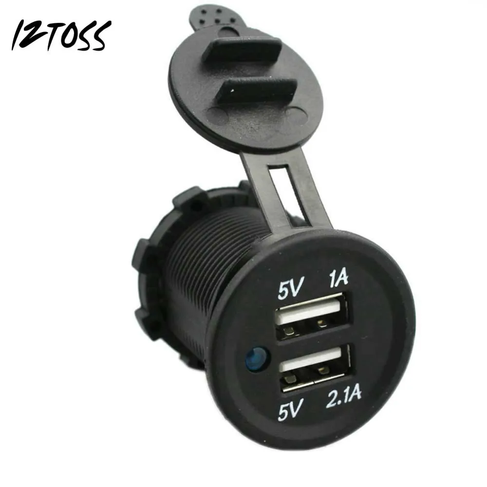 Iztoss Dual Usb Socket Charger Outlet Power Mobile Phone Charger Power