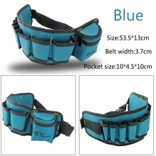 Multi-color Electricians Tool Belt Repair Pouch Pocket Tool Waist Bag Multifunctional Waterproof Carpenter Oxford cloth Tool Bag multifunctional tool bag hardware tool bag waist bag waist belt