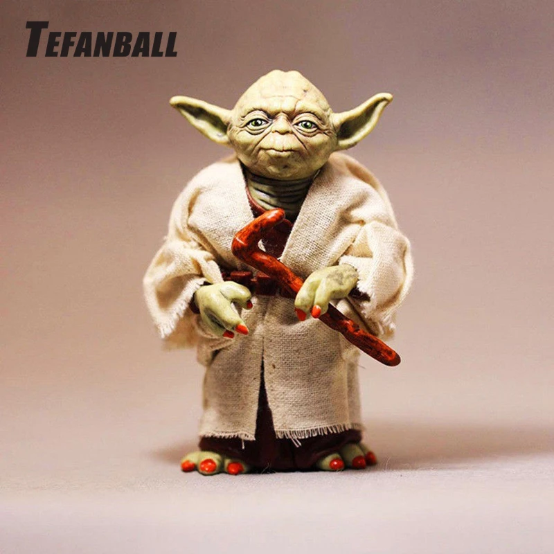 

Car Ornament PVC Cute Decoration Doll For Star Wars Yoda Action Figure Model Automobile Interior Dashboard Toys Accessories Gift