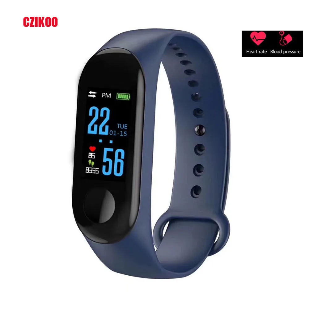

Smart Wristband Fitness Tracker Band Bluetooth Sleep Monitor Watch Sport Bracelet for ios Android Phone pk Fit Bit Mi 2 3