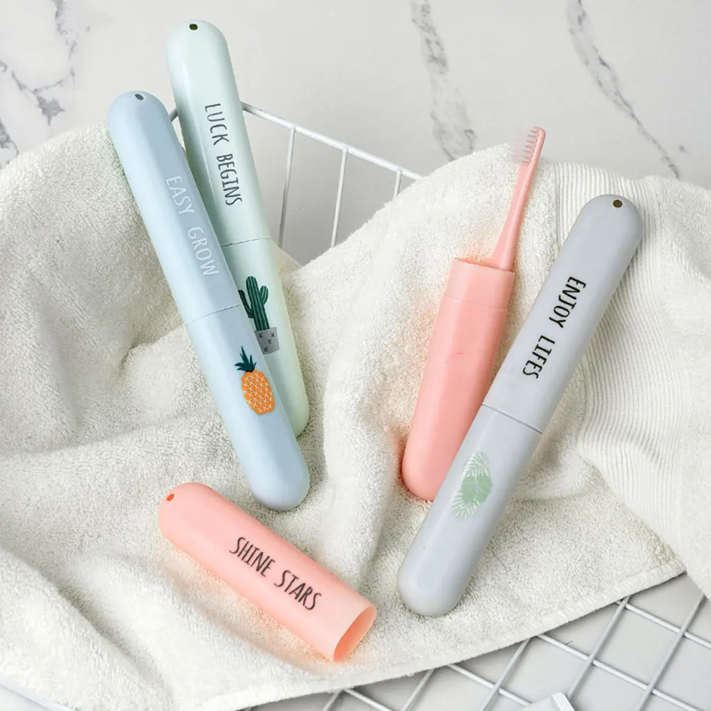 Portable Cartoon Toothbrush Box Travel Washing Case Tooth Cleaning Storage Container Cover Outdoor Organizer Portable Cartoon Toothbrush Box Travel Washing Case Tooth Cleaning Storage Container Cover Outdoor Organizer