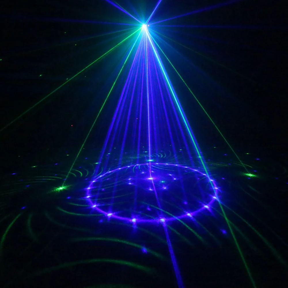 ZjRight ИК пульт 48 узоров красный зеленый синий лазерный сценический светильник микс синий светодиодный светильник s gala вечерние ktv бар диско DJ клуб подвесной светильник s