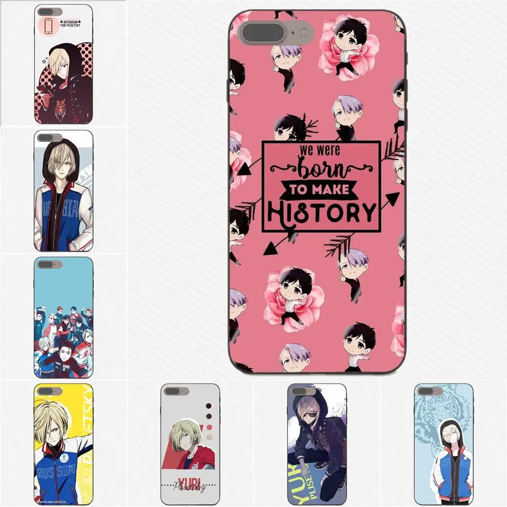 Чехлы из ТПУ для телефонов Xiaomi Redmi Note 2 3 4 4A 4X 5 5A 6 6A Plus Pro S2 Y2 Anime Skate Yuri On Ice