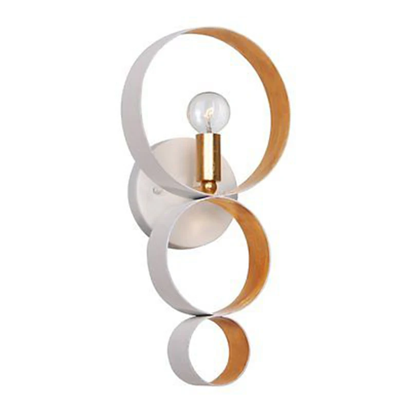 

Nordic Bedside wall lamp bedroom solid wood rotating aisle corridor corridor Nordic living room led wall painting bedside lamp