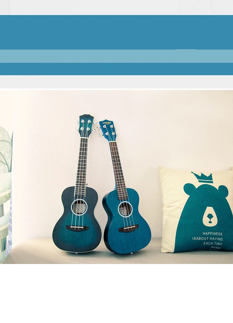 Ukulele 23 26 дюймов концертная красная мини электрическая акустическая гитара 4