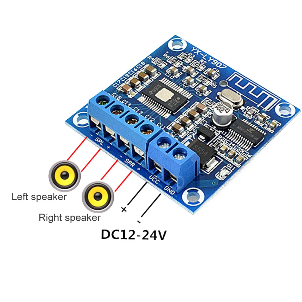 AIYIMA Bluetooth 4 2 усилитель мощности плата TPA3116D2 цифровой аудио модуль AMP 0 Канал Стерео
