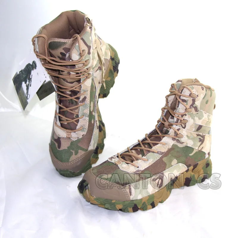 

2017 New Outdoor Military Tactical Camouflage Combat Boots Sport Army Men Ankle Desert Boots Botas Travel Hiking Shoes