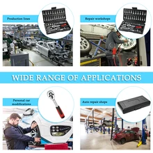 46 шт. Многофункциональный Профессиональный стальной торцевой ключ набор инструментов для ремонта автомобиля набор инструментов для автомобиля и мотоцикла набор инструментов