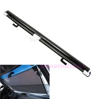 Горячая Распродажа, 1 шт., рулонная шторка для автомобильных окон в черный горошек, солнцезащитный козырек от солнца на лобовое стекло, 45x125 см, Прямая поставка - изображение