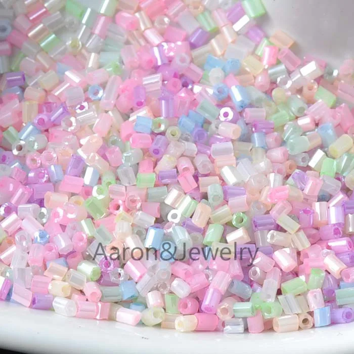 

2X3mm 1000 Pcs Mixed Color Czech Glass Seed Spacer Beads For Jewelry Making DIY Pick 12 Colors BL003-2X