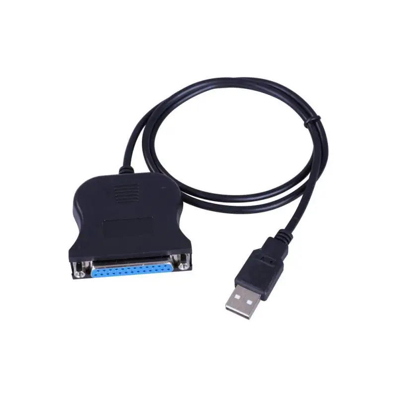 

High Quality USB to DB25 Female Port Print Converter Transmission Speed Reaches 12 Mbps LPT Cable Adapter for PC Printer