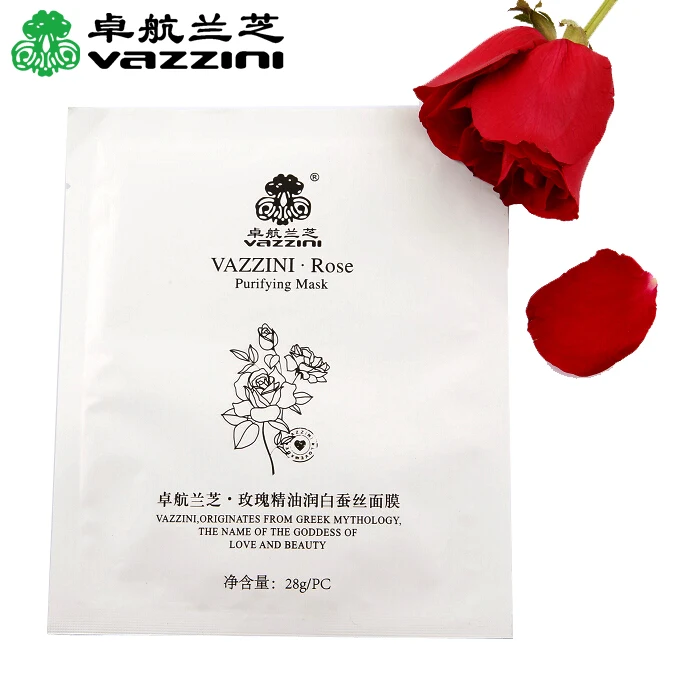 

Vazzini Rose Essential Oil Whitening Silk Mask