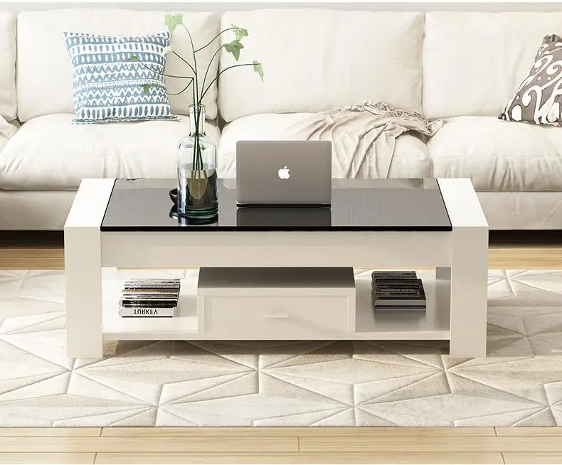 Best Tea Table Simple Modern Tempered Glass Tea Table Living Room Simple Small Huxing Creative Tea Table Table Table 13