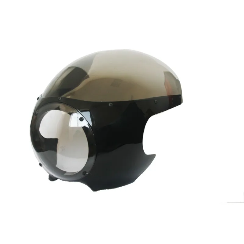 

Motorcycle Cafe Racer Head Light Fairing Mask Front Light Cowl Visor 5 3/4" Headlight Fairing For Harley Sportster 883 1200 XL D