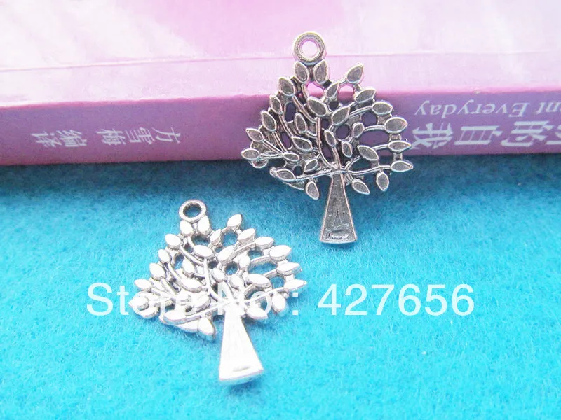 

Cute Cabinet Antique Silver tone Filigree Tree Pendant/Hanging Charm/Finding,for Bracelet & Necklace,DIY Accessory Jewlly Making