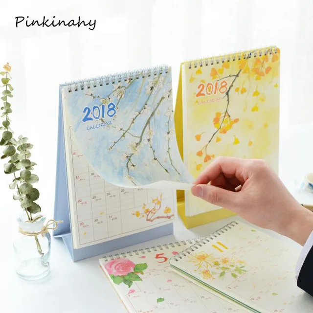 desk calendar 2018