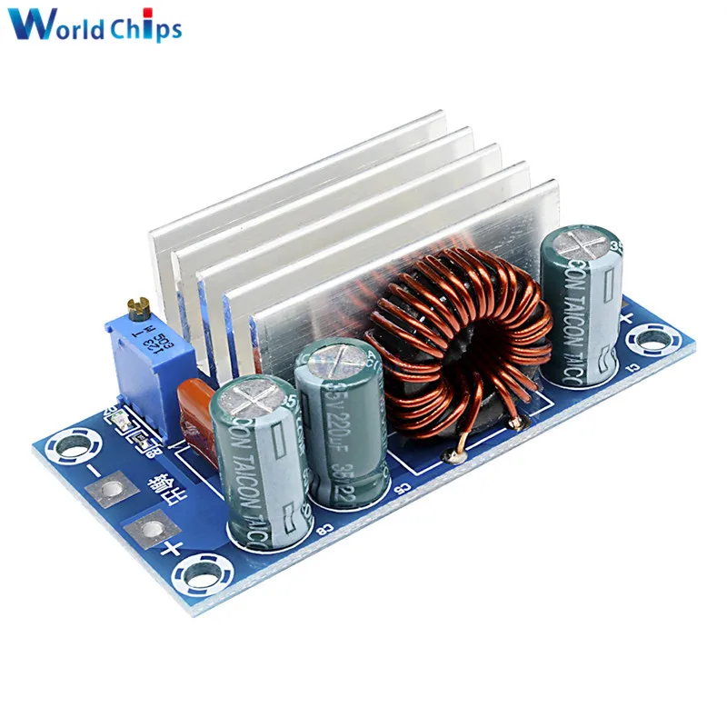 

XH-M245 DC-DC Automatic Buck Boost Converter Power Supply Board Module Step UP Down Module Replace XL6009 LM2577 DC 6V-30V 3A