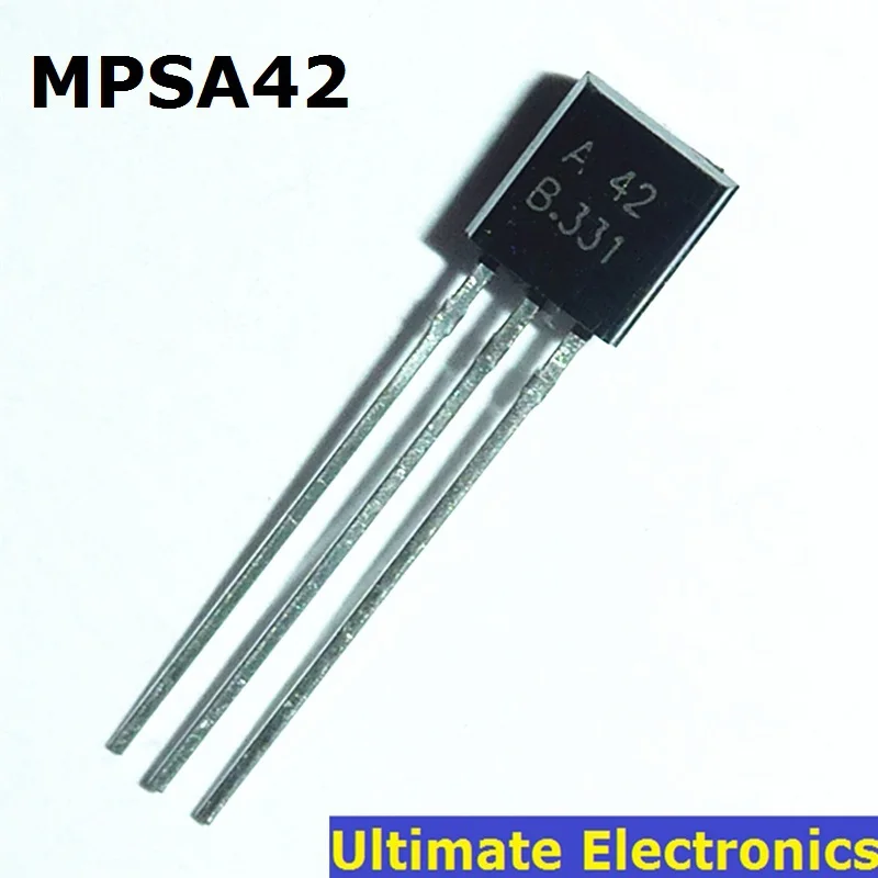 50 pcs of MPSA42 NPN High Voltage Transistor 0.5A 300V 