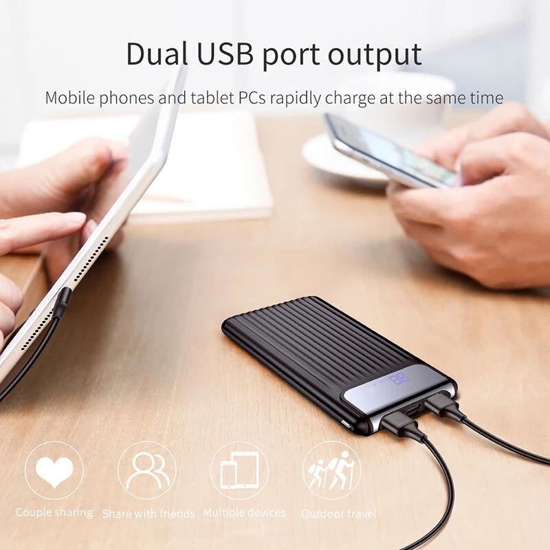 PD3.0 power Bank 10000 мАч Quick Charge 3,0 power bank для iPhone Xiaomi портативное зарядное устройство Внешняя батарея usb type C PD Poverbank