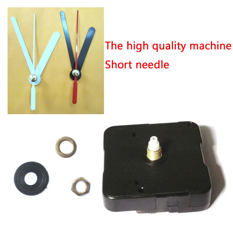 

Wholesale Price 100pcs mute Quartz Clock Movement for Clock Mechanism Repair DIY clock parts accessories shaft 12mm JX011